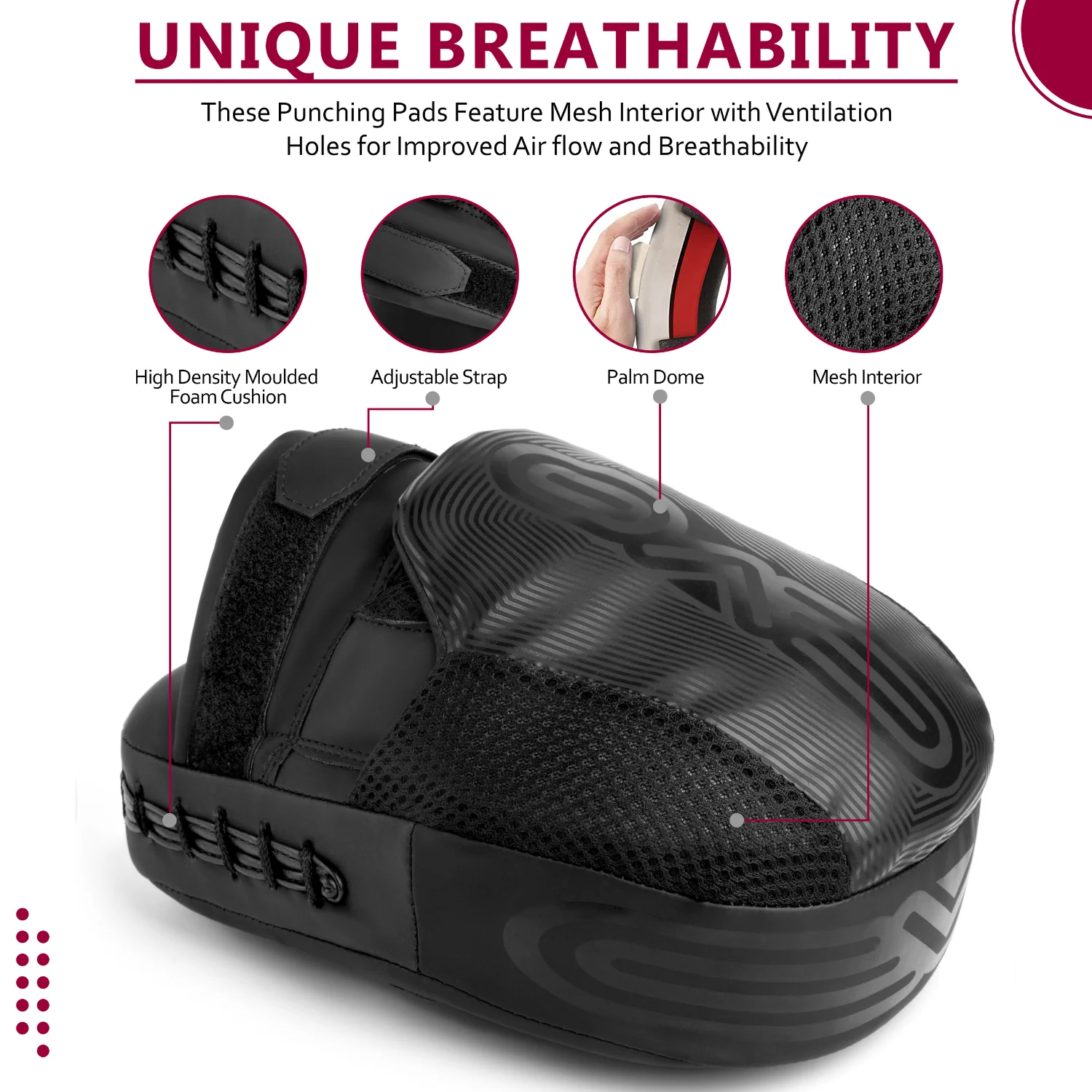 EVO Curved Boxing MMA Focus Pads - Image 3