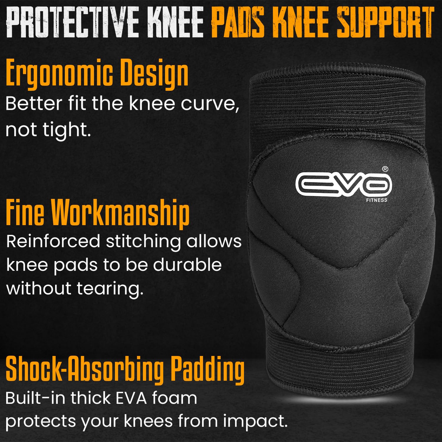 EVO Elasticated  Knee Pads - Image 4