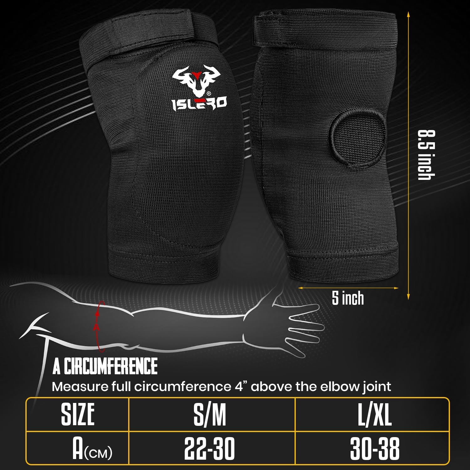 ISLERO Elbow Brace Support Pads - Image 5