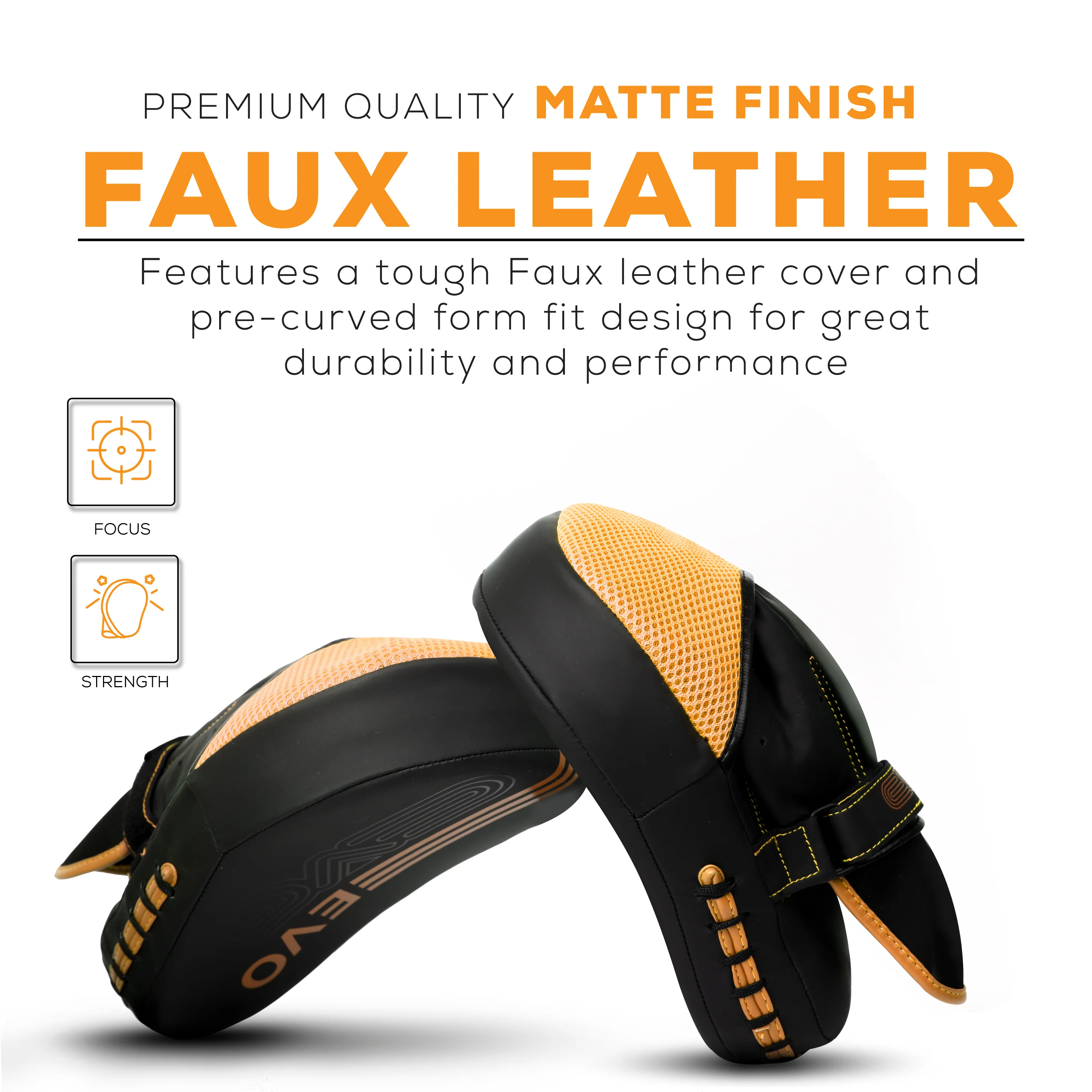 EVO Fitness Golden Boxing Gloves and Focus Pads Deal - Image 7