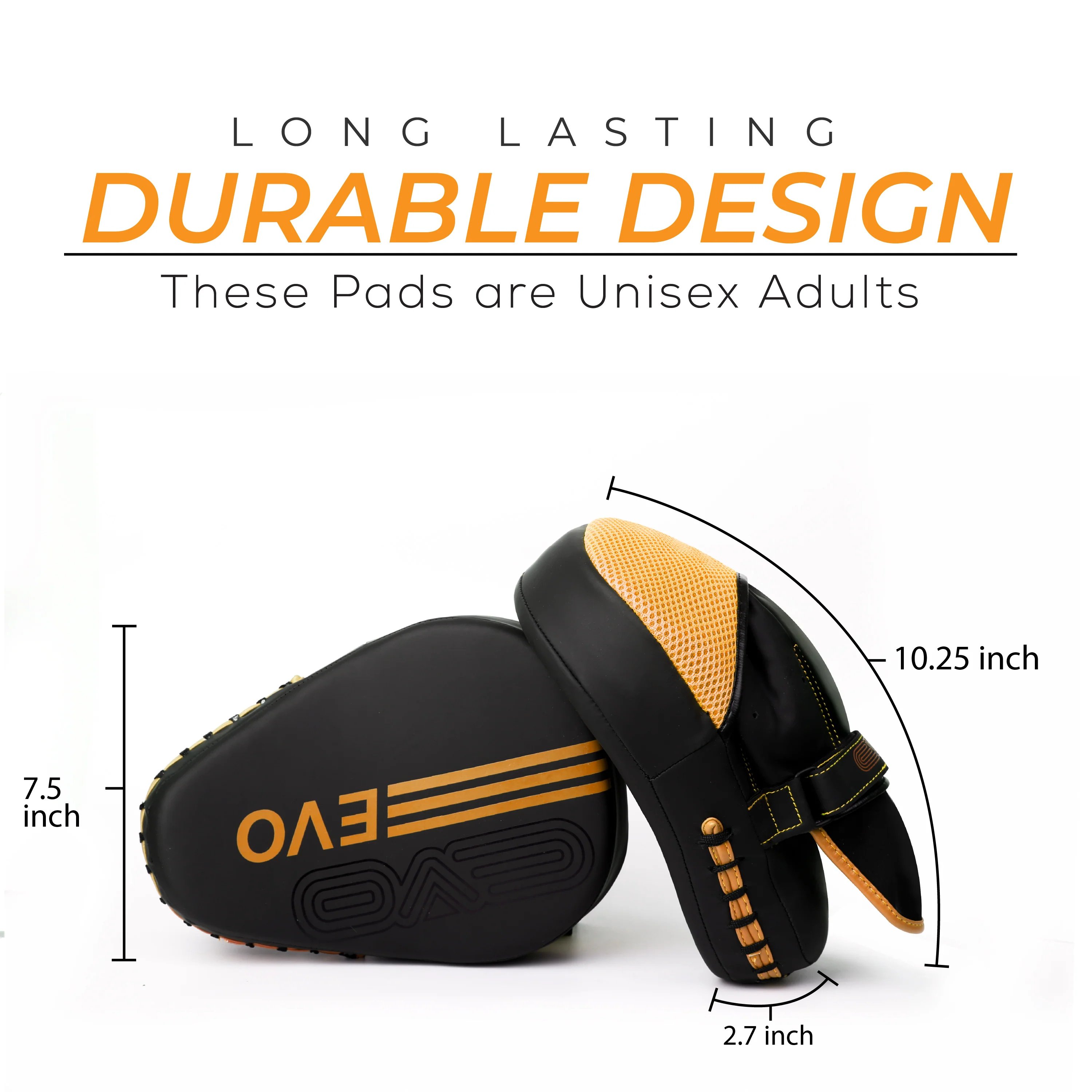 EVO Fitness Golden Boxing Gloves and Focus Pads Deal - Image 9