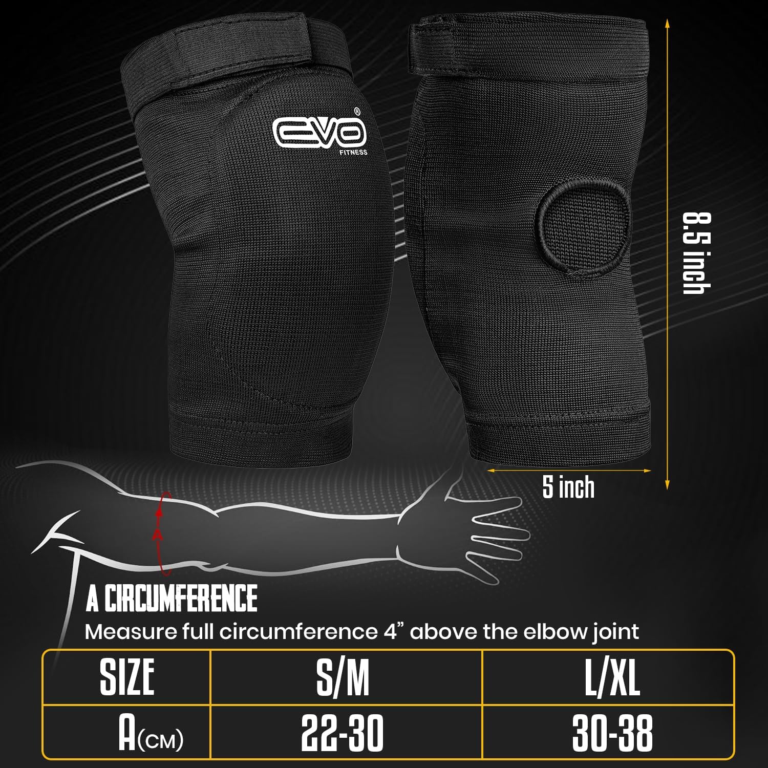 EVO Fitness Elbow brace support pad - Image 4