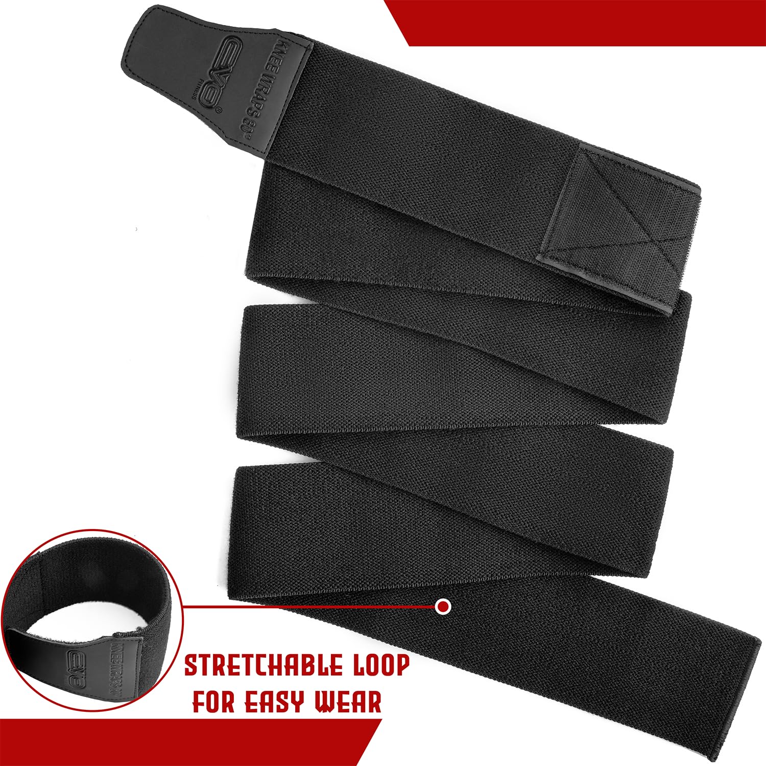 EVO Fitness Knee Wrap - Image 7