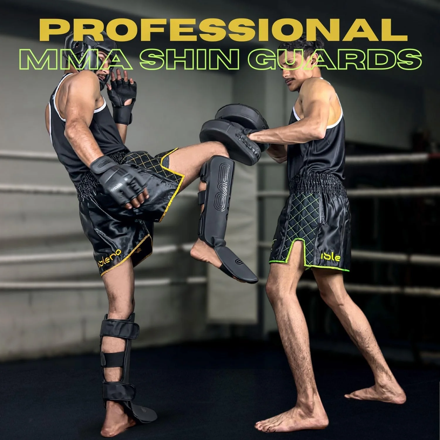 EVO Fitness Pro Shin Pads Instep Guards - Image 6