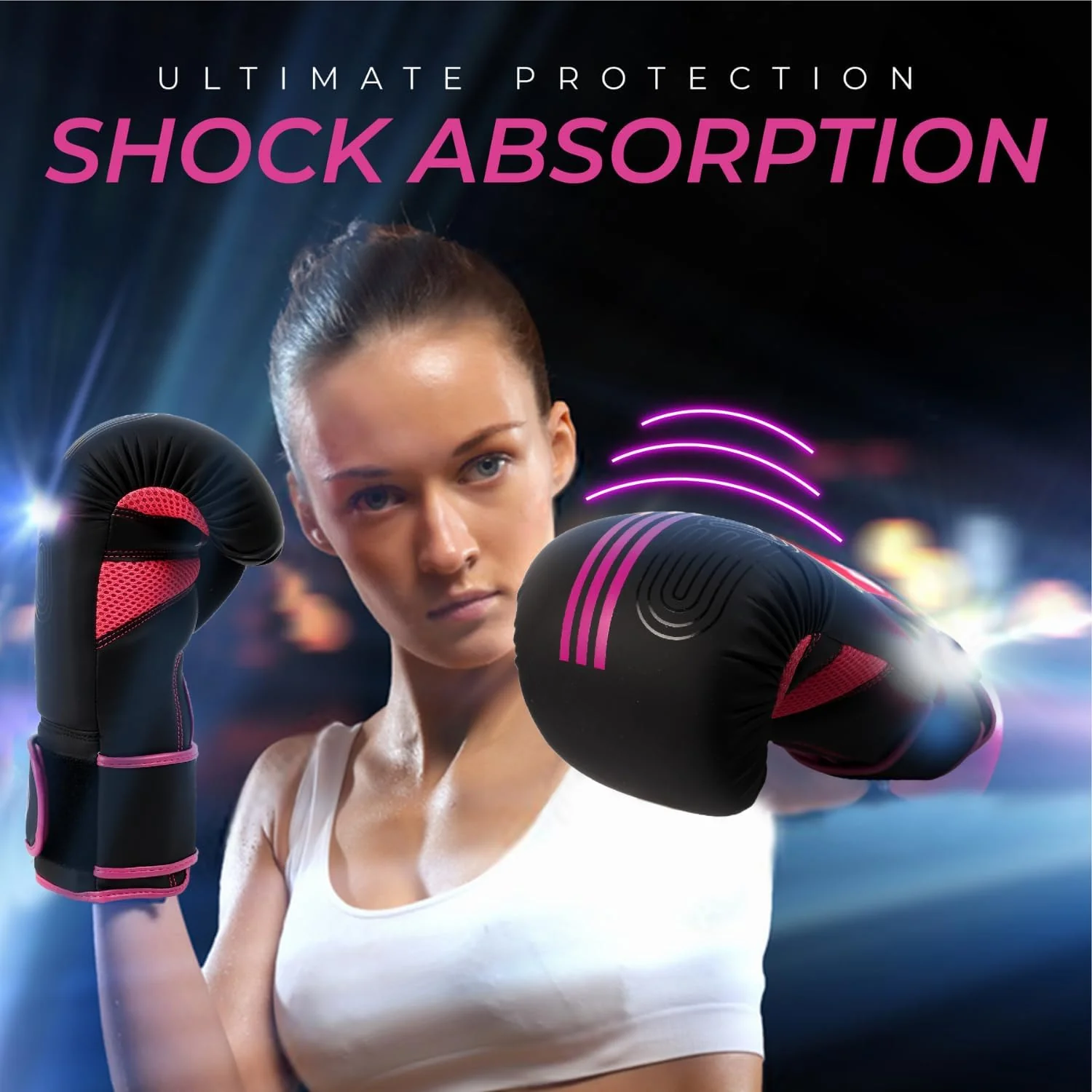 EVO FITNESS Predator Series Boxing Gloves - Image 3