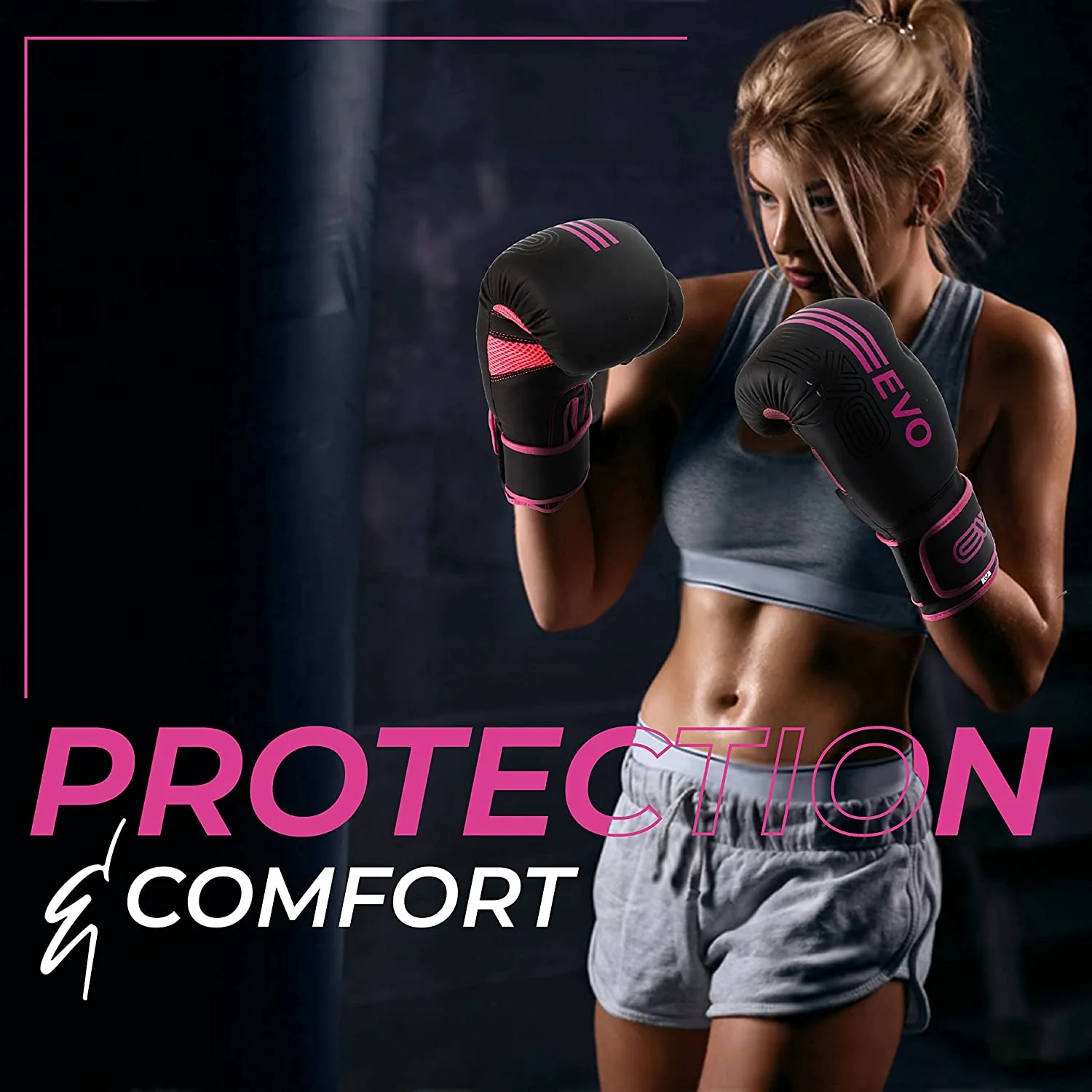 EVO FITNESS Predator Series Boxing Gloves - Image 6