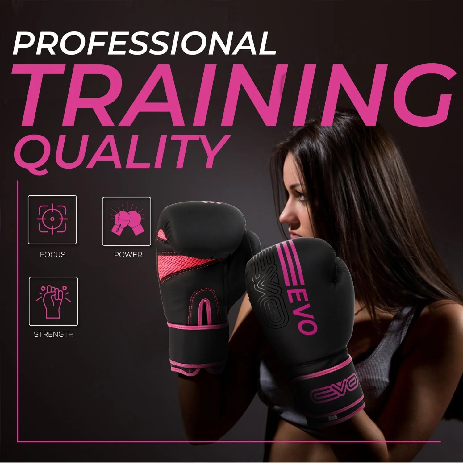 EVO FITNESS Predator Series Boxing Gloves - Image 7