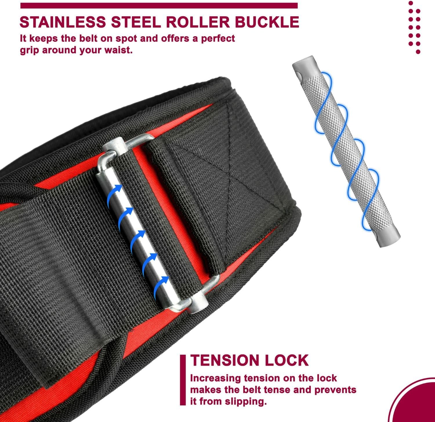 EVO Fitness Weight Lifting Belt AUTO LOCK 6.5” - Image 11