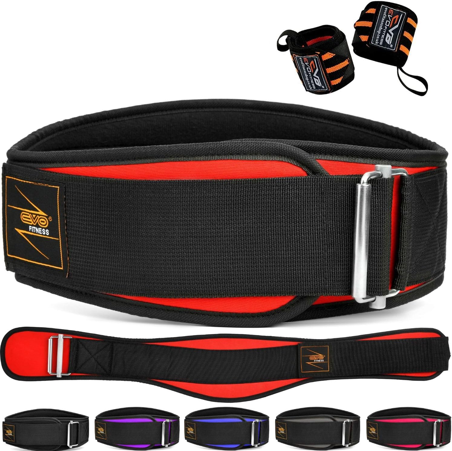 EVO Fitness Weight Lifting Belt AUTO LOCK 6.5” - Image 9