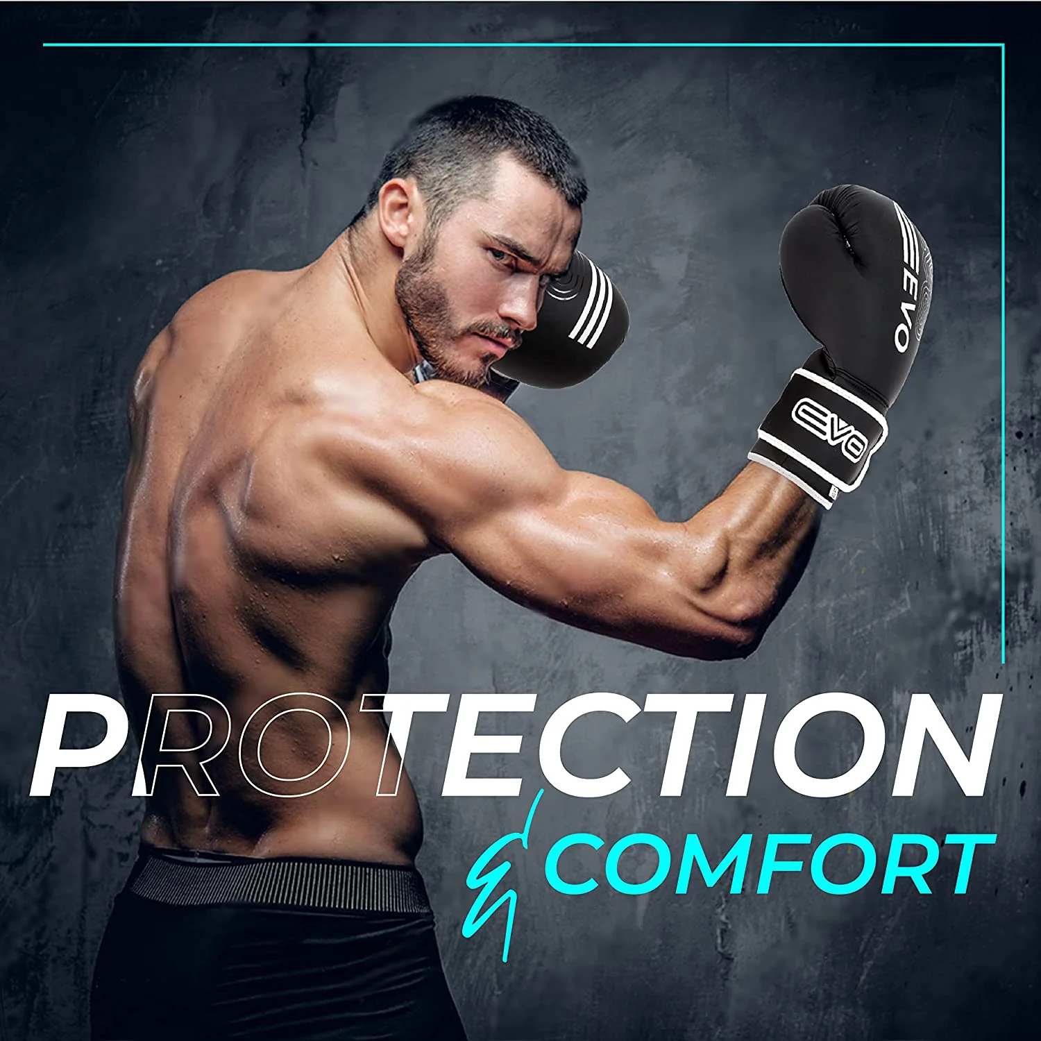 EVO FITNESS Predator Series Boxing Gloves - Image 5