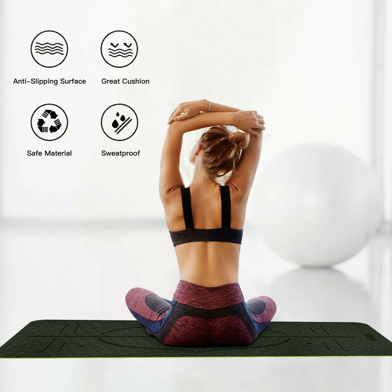 EVO Fitness YOGA Multi LAYER MAT - Image 4
