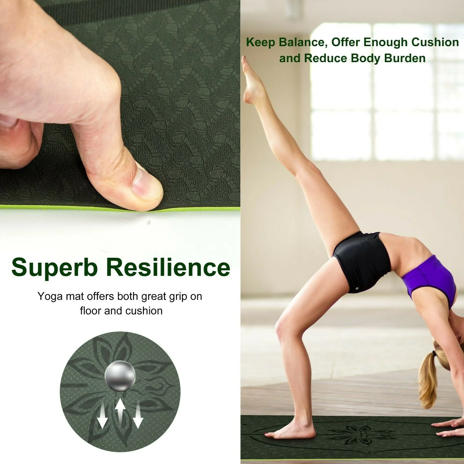 EVO Fitness YOGA Multi LAYER MAT - Image 6