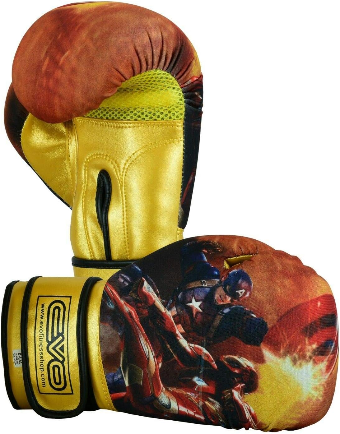 EVO KIDS CAPTAIN AMERICA BOXING GLOVES - Image 7