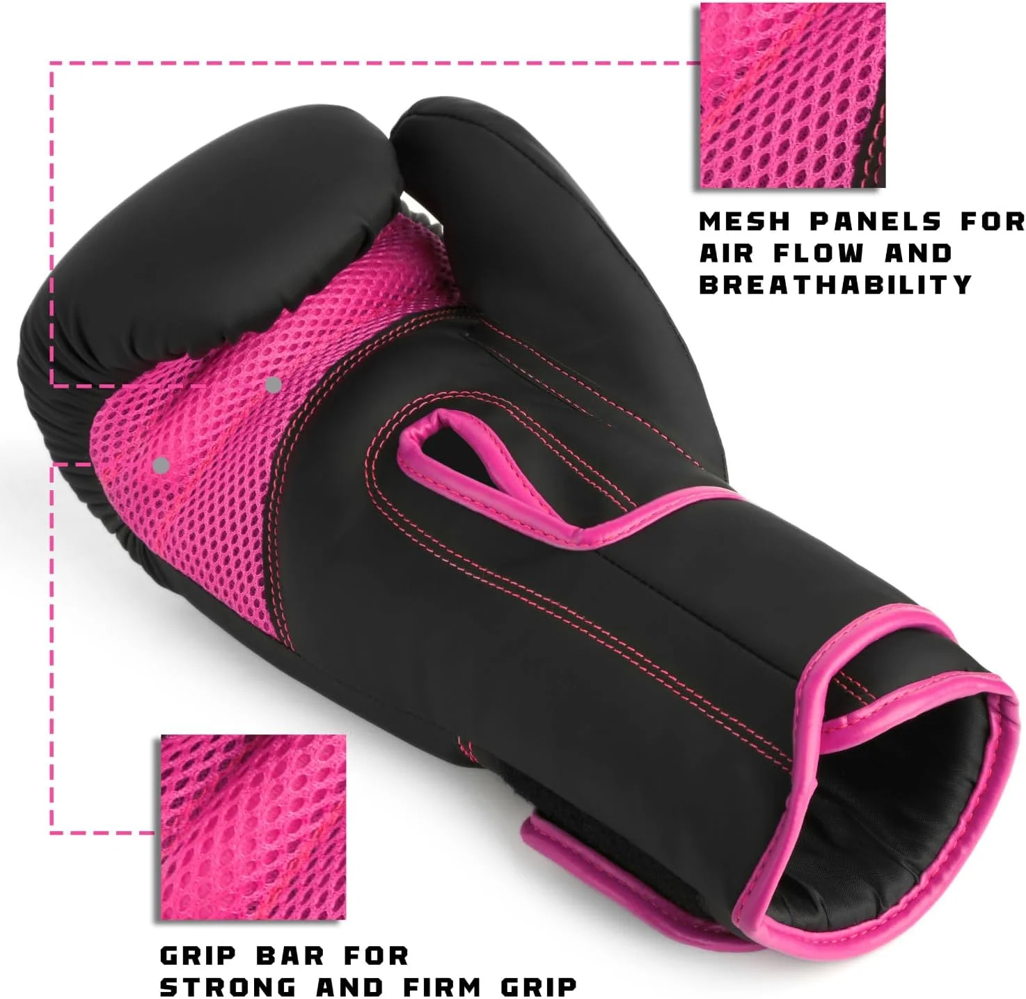 EVO Ladies Butterfly Boxing Gloves - Image 3