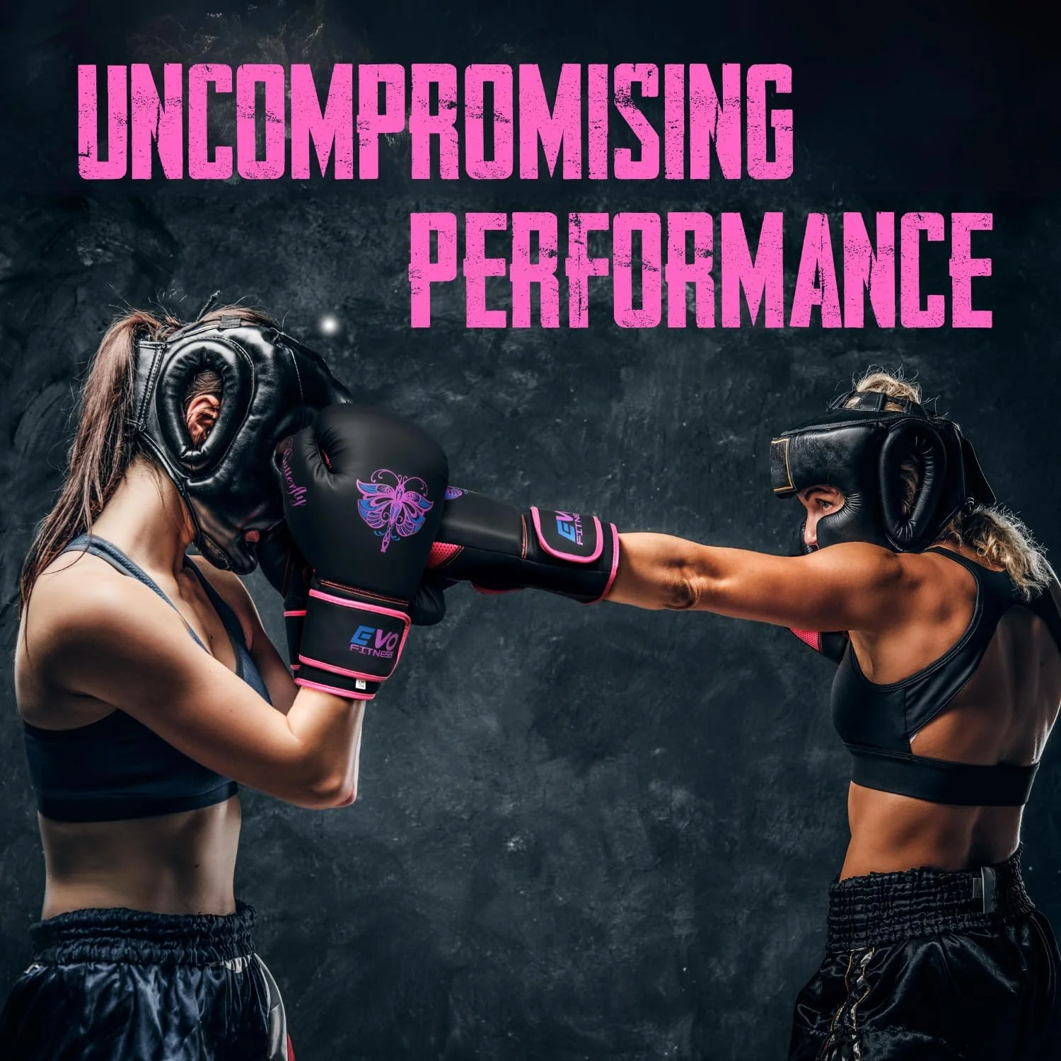 EVO Ladies Butterfly Boxing Gloves - Image 5