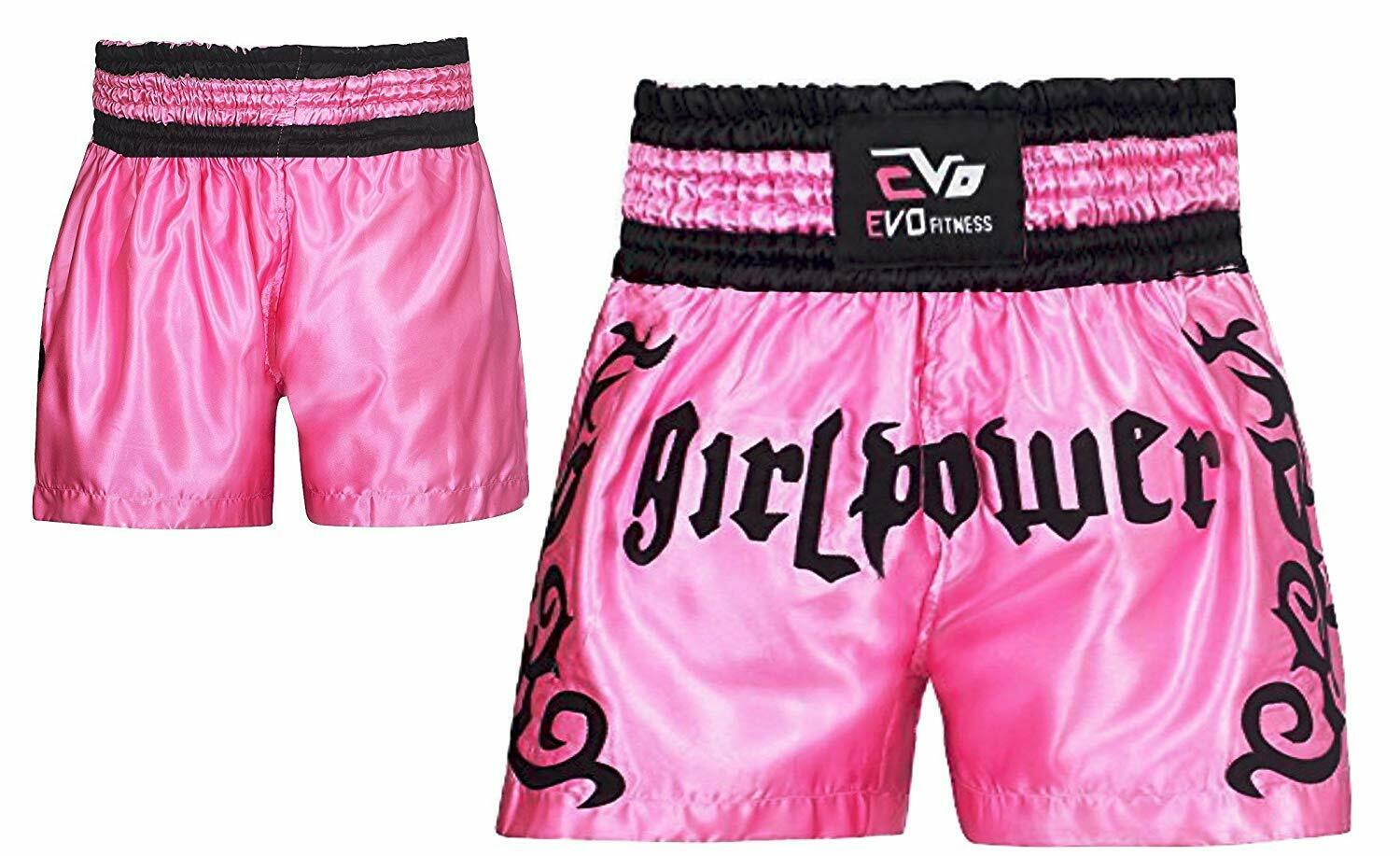 EVO Ladies Girl Power Thai Shorts - Image 3