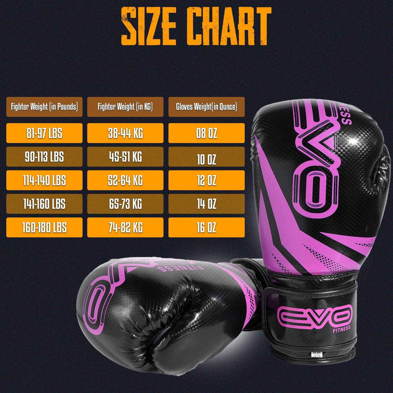 EVO Ladies Pink Maya Leather Boxing Gloves - Image 7
