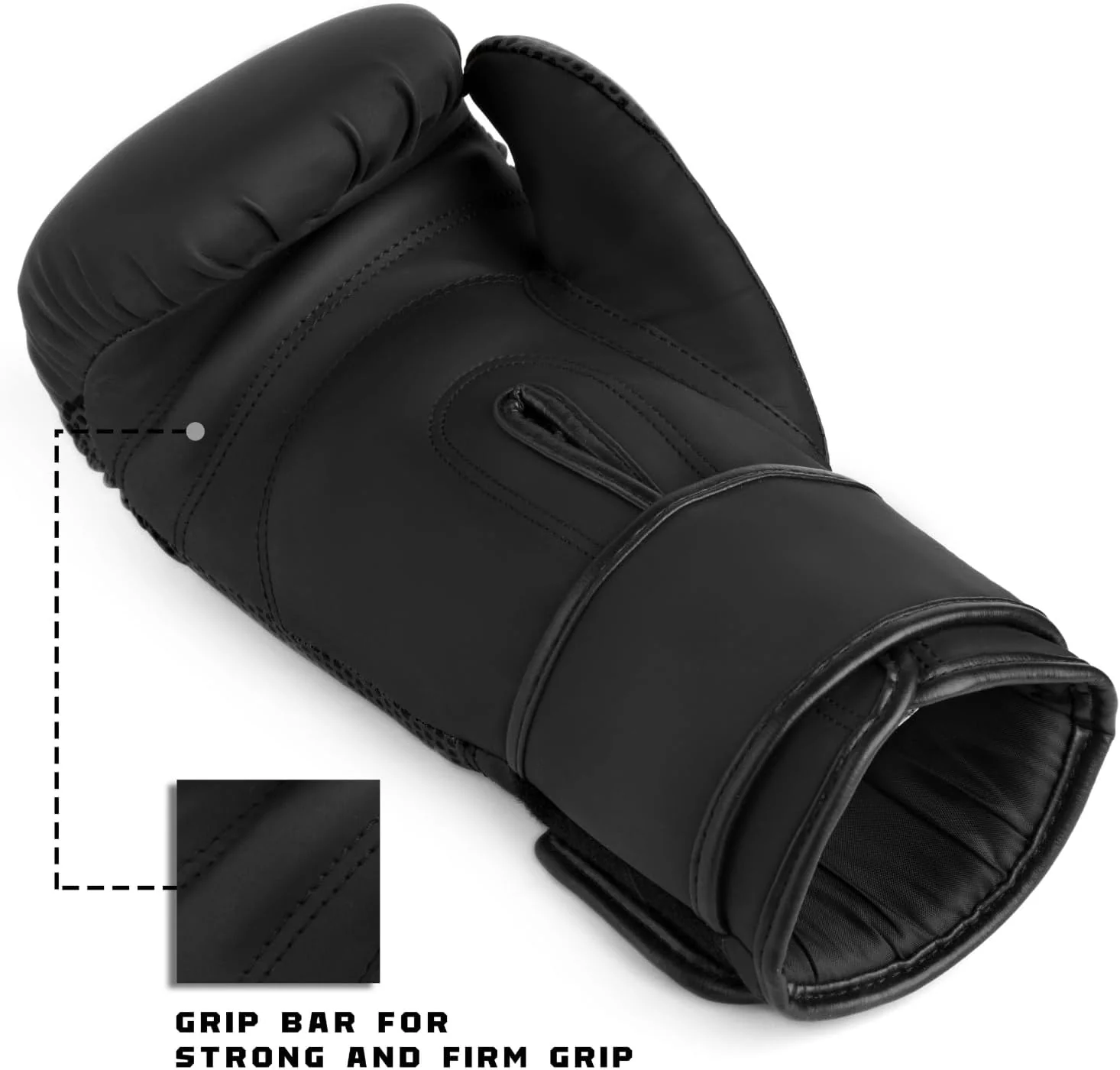 EVO Matte Leather GEL Boxing Gloves - Image 3