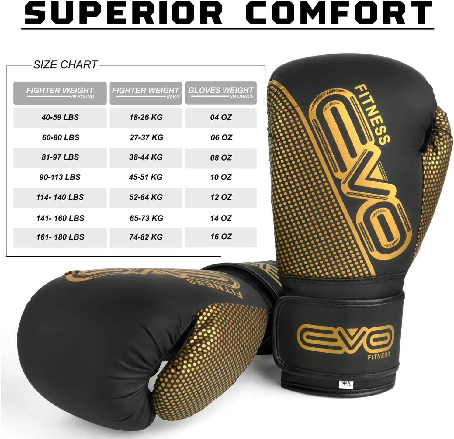 EVO Maya Leather Classic Boxing Gloves - Image 6