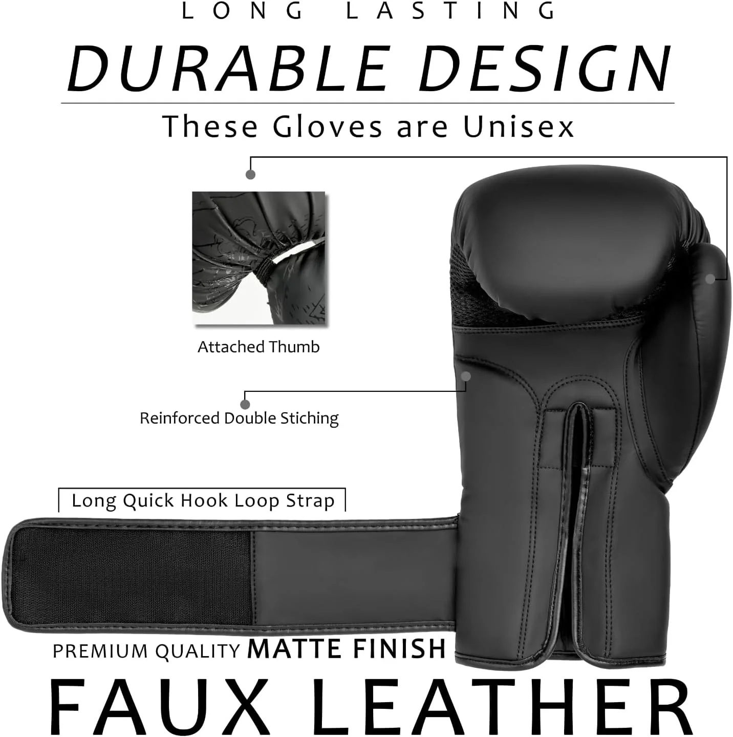 EVO Maya Diamond Leather Boxing Gloves - Image 3