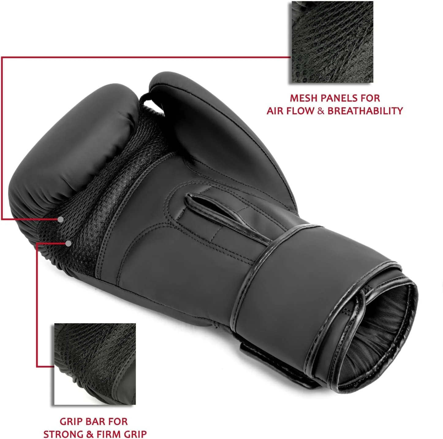 EVO Maya Diamond Leather Boxing Gloves - Image 4