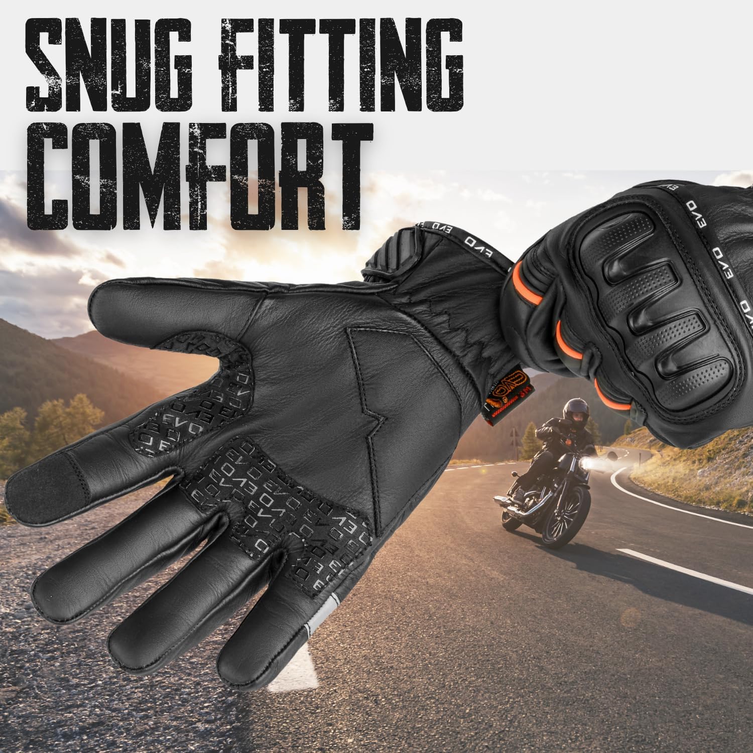 EVO 012 Motorbike Motorcycle Gloves - Image 3