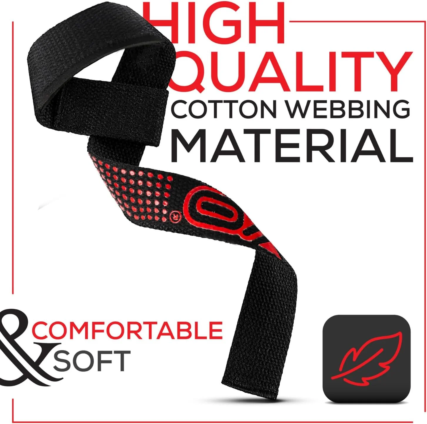 EVO Weight Lifting Gym Straps - Image 3