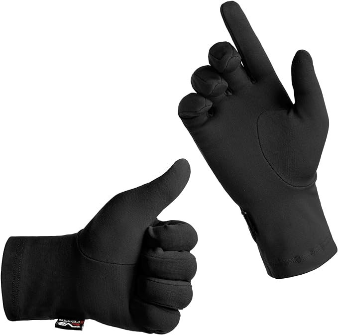 EVO Winter Black Thermal Inner Gloves - Image 3