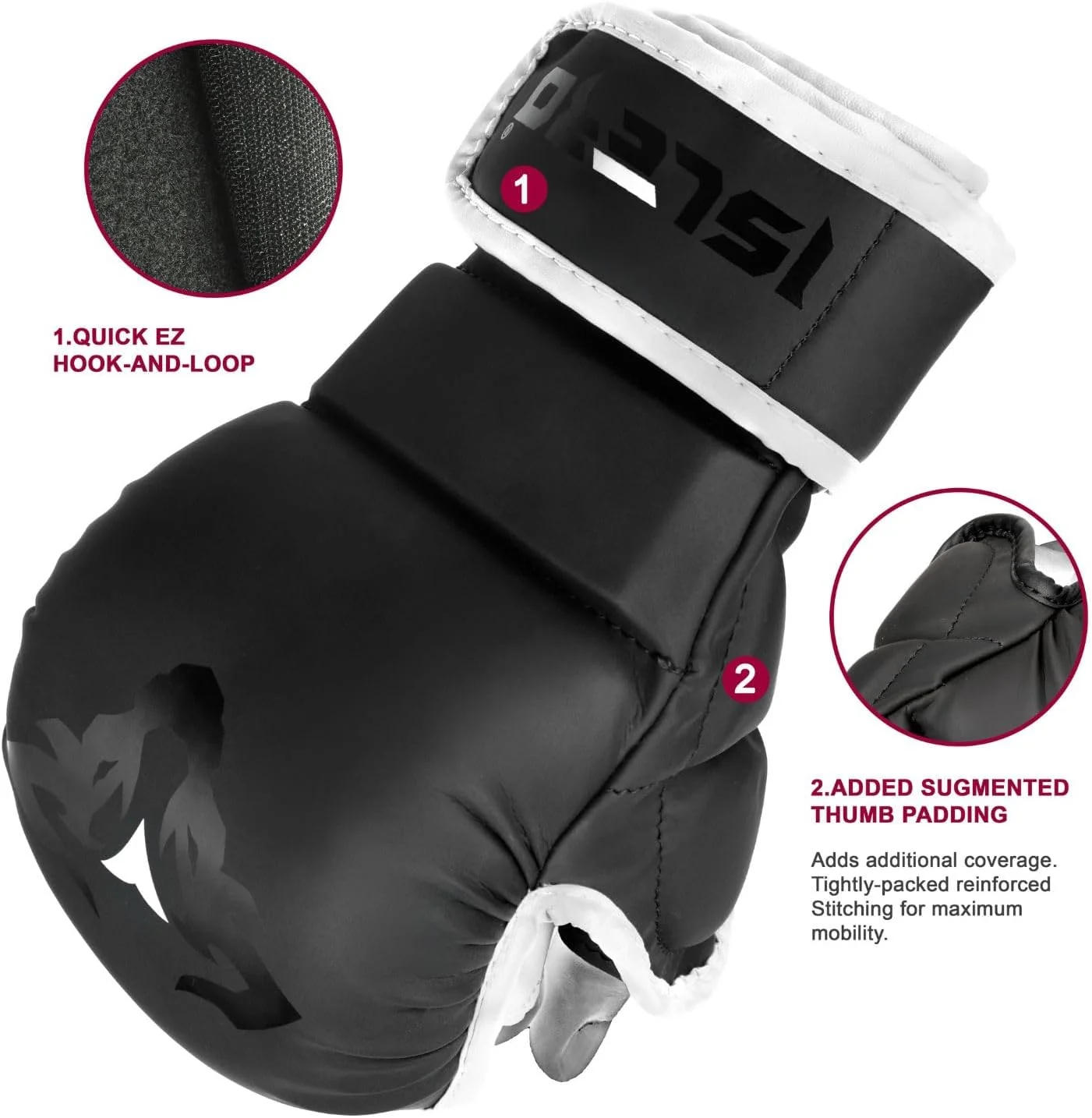 Islero Bull White MMA Gloves - Image 4